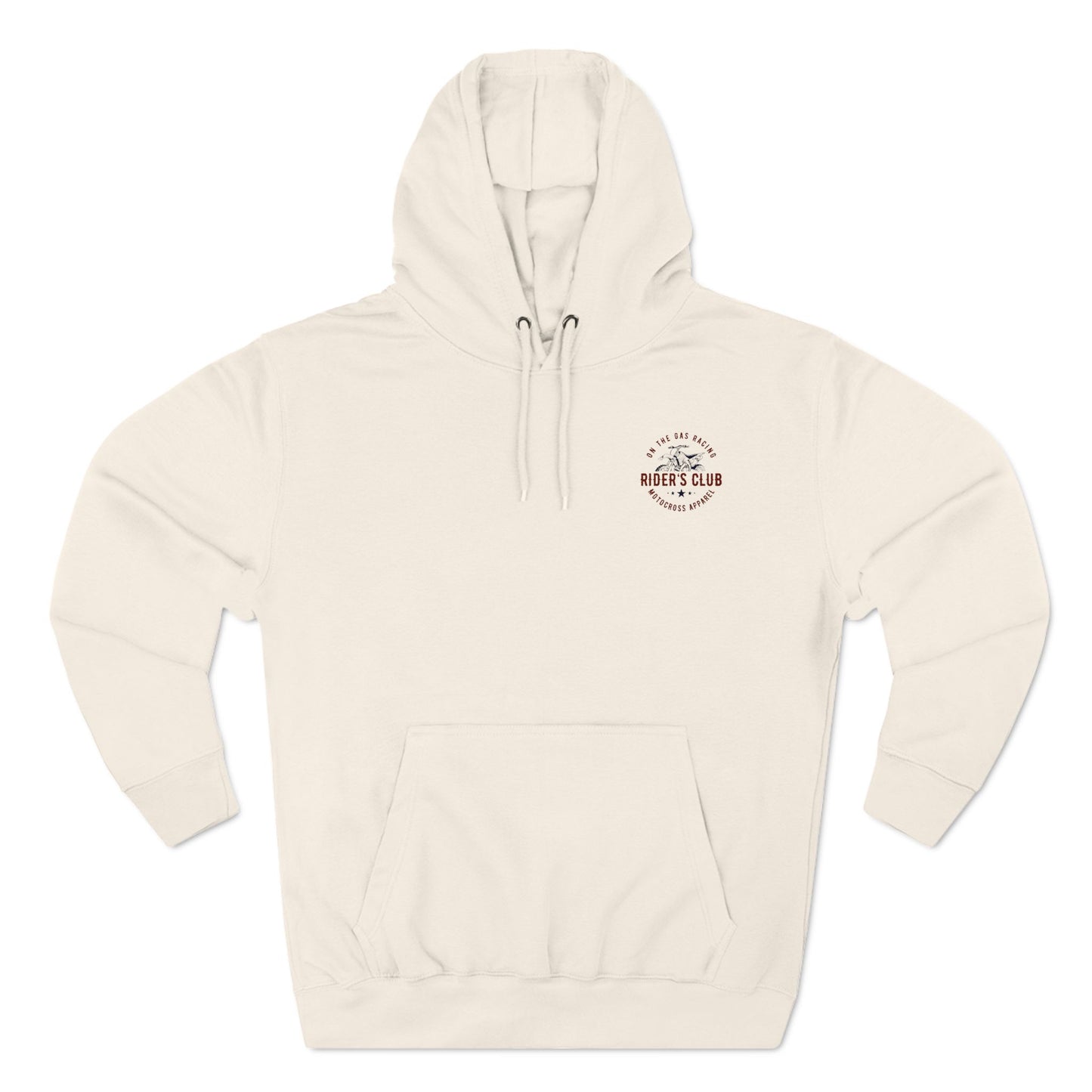 Fleece Hoodie - 'On the Gas' Riders Club Print