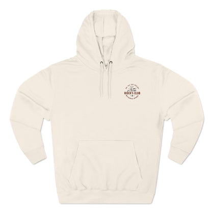 Fleece Hoodie - 'On the Gas' Riders Club Print