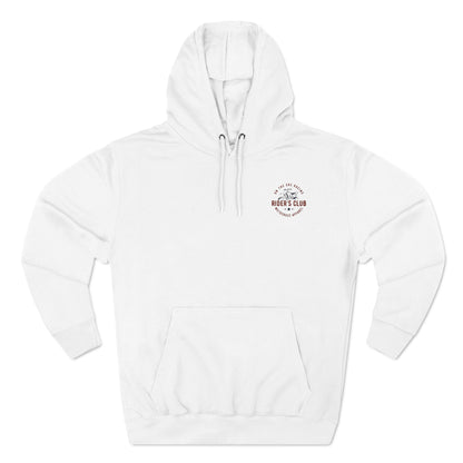 Fleece Hoodie - 'On the Gas' Riders Club Print