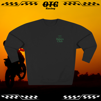 Unisex Crewneck Sweatshirt - 'On the Gas' Motocross Riders Club Graphic