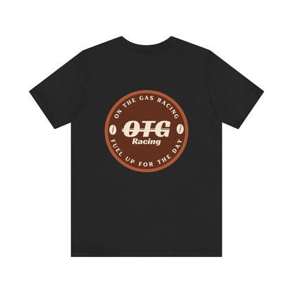 Unisex Tee - 'On the Gas Racing' Roastery Print