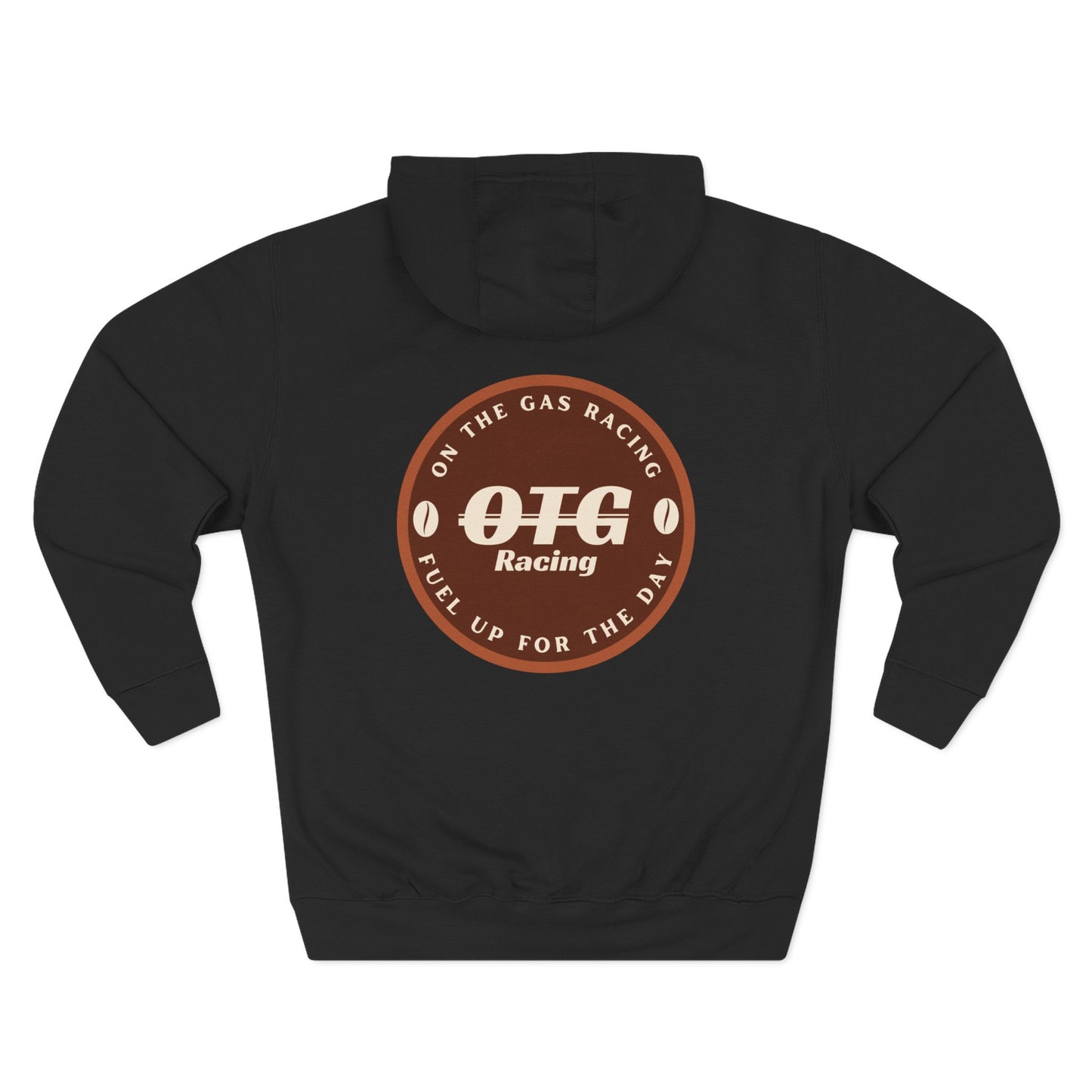 Fleece Hoodie - 'On the Gas' Roastery Print