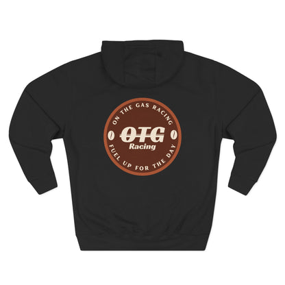 Fleece Hoodie - 'On the Gas' Roastery Print