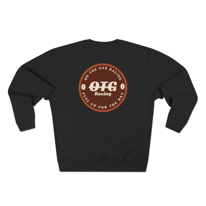 Unisex Crewneck Sweatshirt - 'On the Gas' Roastery Print