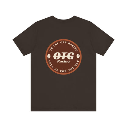 Unisex Tee - 'On the Gas Racing' Roastery Print