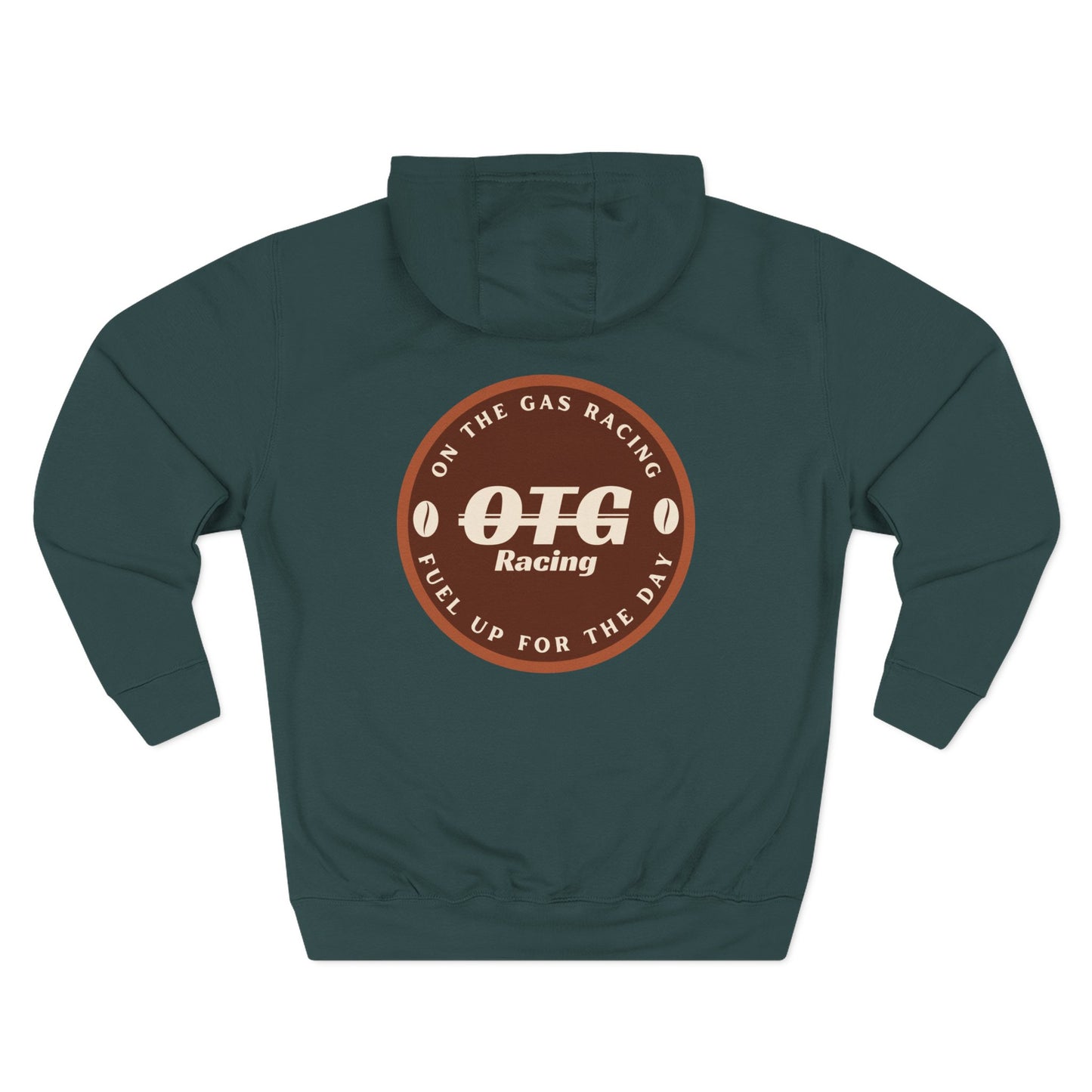 Fleece Hoodie - 'On the Gas' Roastery Print