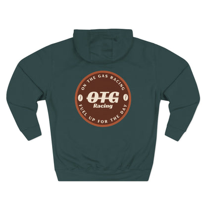 Fleece Hoodie - 'On the Gas' Roastery Print