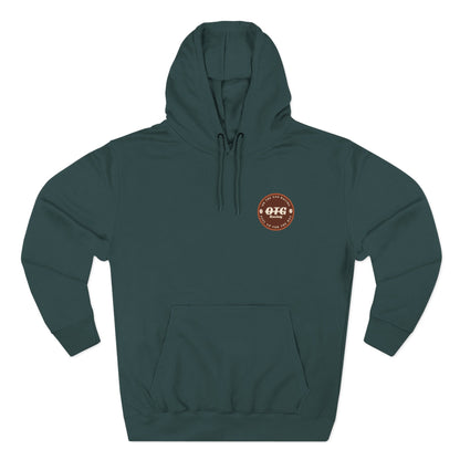 Fleece Hoodie - 'On the Gas' Roastery Print