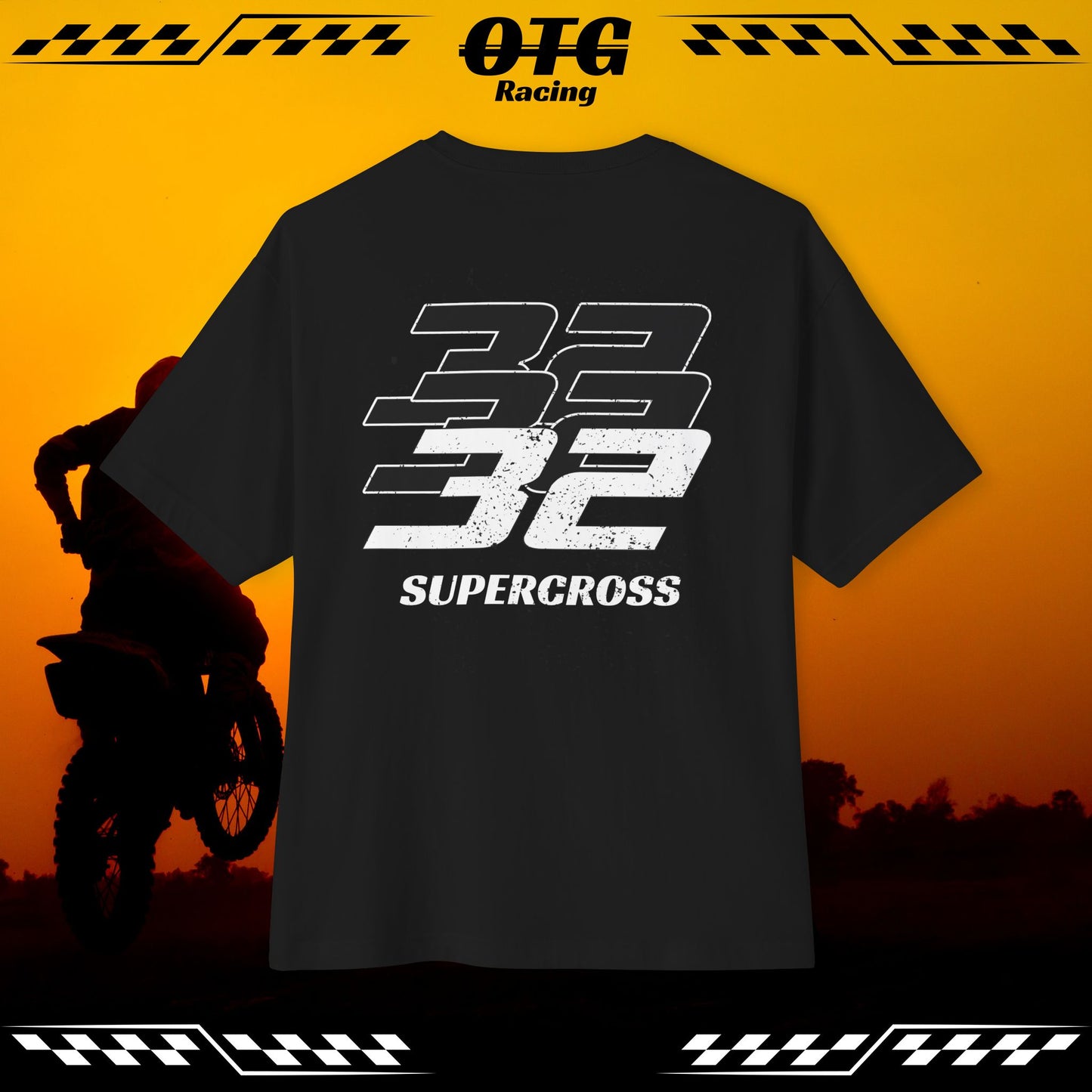 Unisex Oversized Tee - 'OTG' Supercross 32