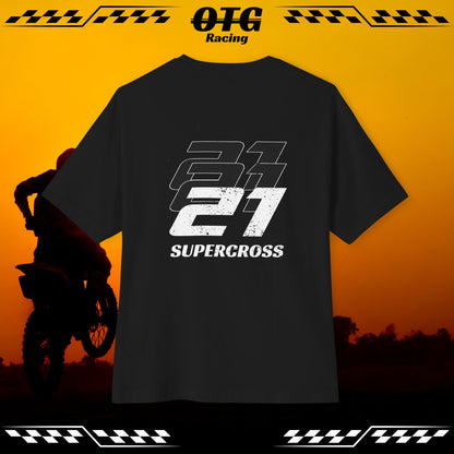 Unisex Oversized Tee - 'OTG' Supercross 21