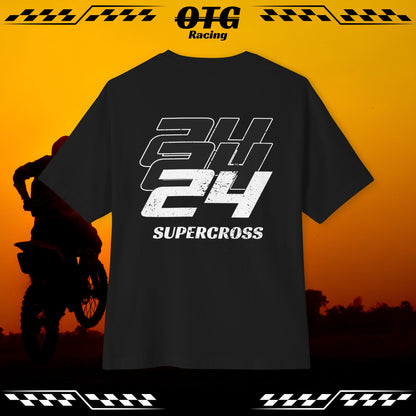 Unisex Oversized Tee - 'OTG' Supercross 24