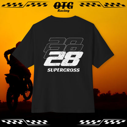 Unisex Oversized Tee - 'OTG' Supercross 28