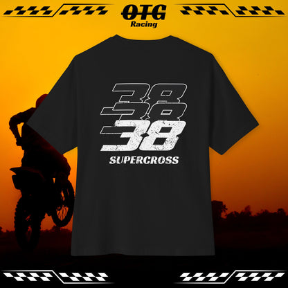 Unisex Oversized Tee - 'OTG' Supercross 38