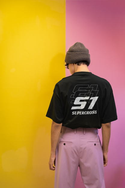 Unisex Oversized Tee - 'OTG' Supercross 51