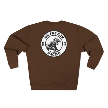 Unisex Crewneck Sweatshirt - 'On The Gas Racing' Vintage California