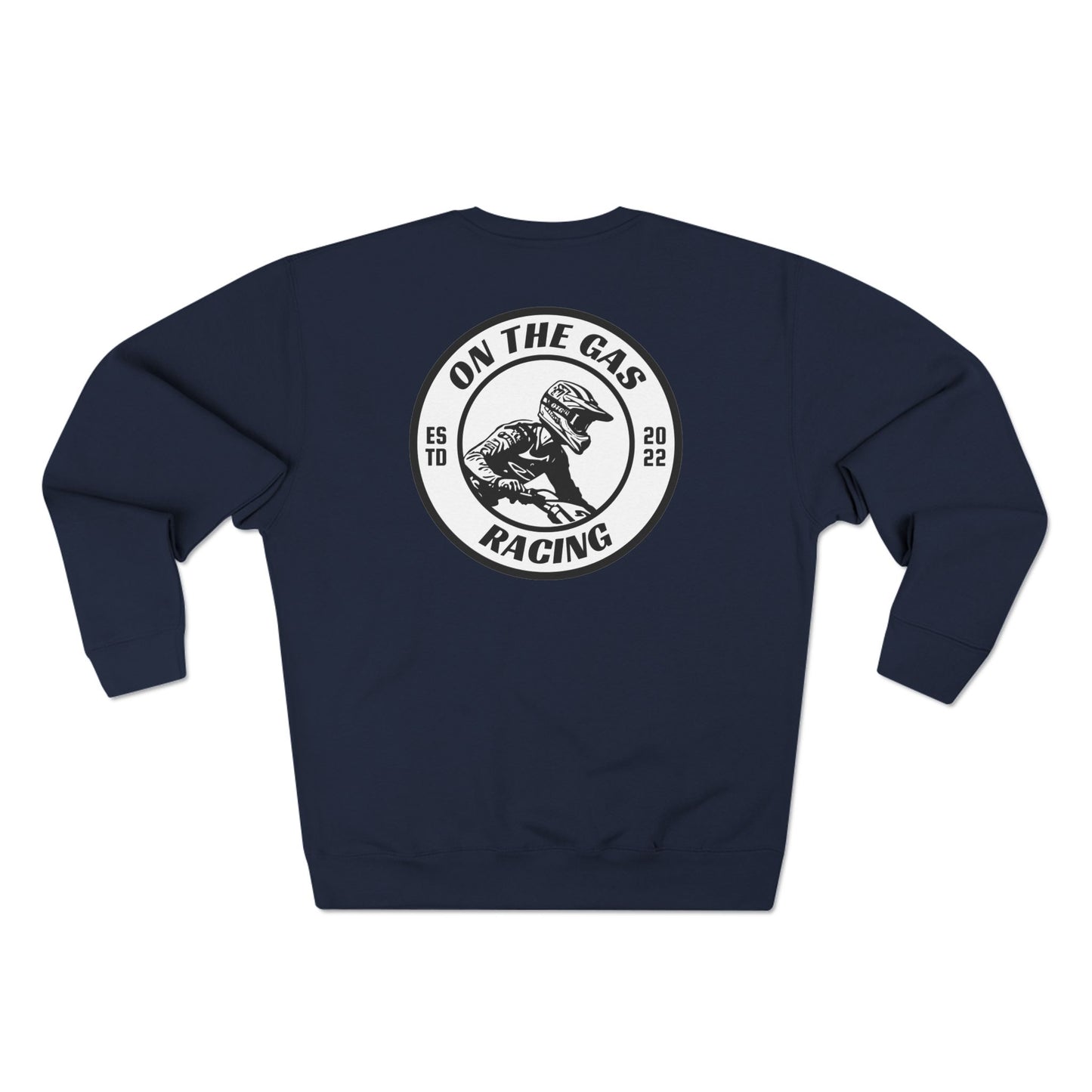Unisex Crewneck Sweatshirt - 'On The Gas Racing' Vintage California
