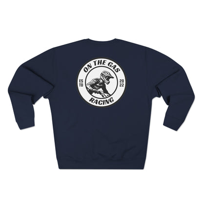 Unisex Crewneck Sweatshirt - 'On The Gas Racing' Vintage California