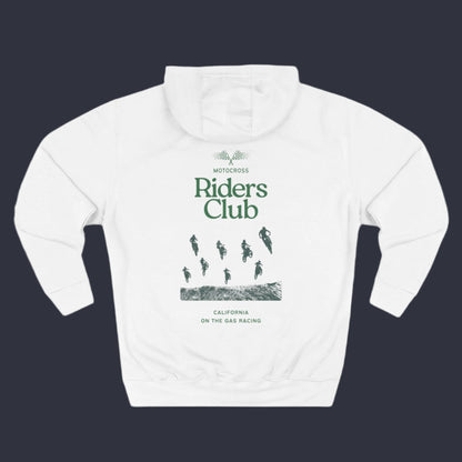 Fleece Hoodie - 'On the Gas' Motocross Riders Club Graphic
