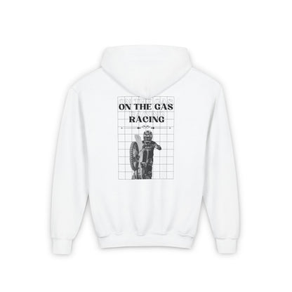 Sudadera con capucha para niños: ropa urbana 'On The Gas Racing'